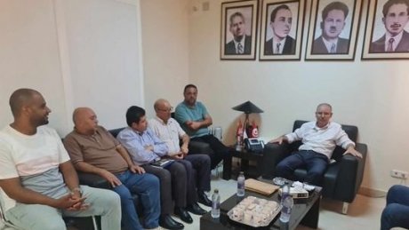 الأمين العام يستقبل مكتب الجامعة العامة للنقل