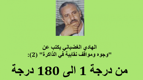 الهادي الغضباني يكتب عن "وجوه ومواقف نقابية في الذاكرة" (2): من درجة 1 الى 180 درجة