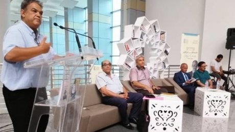 تكريم الأحياء من الشعراء : يوسف رزوقة بهلوان العبارة في منتدى الفكر التنويري