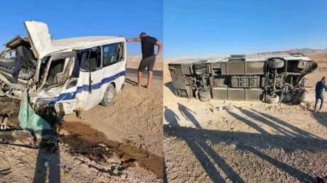 "قفصة: تسجيل إصابات في حادث مرور بين حافلة وسيارة "لواج