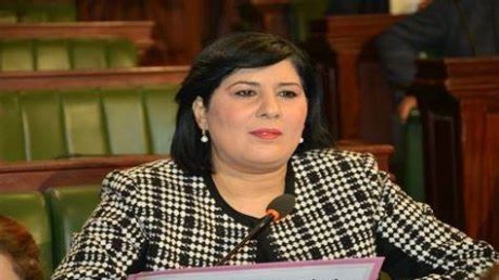إيقاف عبير موسي من أمام مكتب الضبط برئاسة الجمهورية