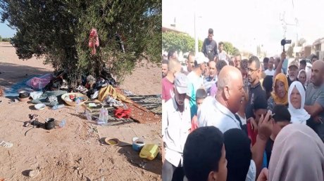 العامرة: مسيرة سلمية تنديدا بتوافد المهاجرين غير النظاميين