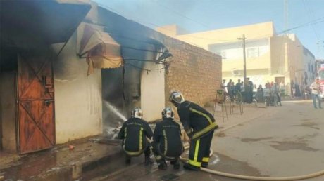 قفصة: اخماد حريق اندلع بمحل للبنزين المهرب واصابة صاحبه بحروق
