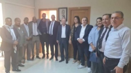الأمين العام يستقبل المكتب الجديد لجامعة البنوك ودعم متواصل لنضالات القطاع