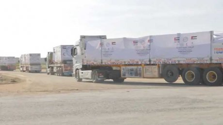 المستشفى الميداني الإماراتي يبدأ الدخول إلى قطاع غزة