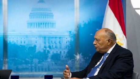 شكري من واشنطن : ما يحدث في غزة يقوض القانون الدولي وهناك ازدواجية معايير حيال النزاع