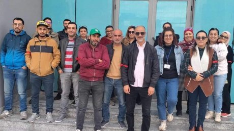 شارة حمراء في مركز النداء بشركة اتصالات تونس