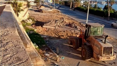 تنفيذ قرار بإزالة الأكشاك قبالة رباط المنستير