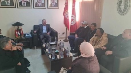 الأمين العام يستقبل المكتب الجديد لجامعة المالية