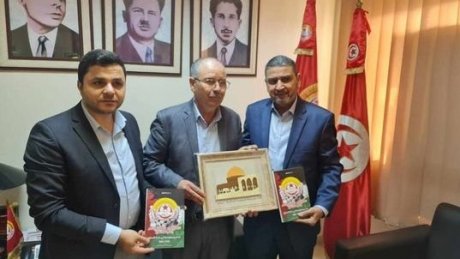 الأمين العام يستقبل القيادي بحركة حماس سامي أبو زهري وتأكيد على وقوف الاتحاد مع المقاومة