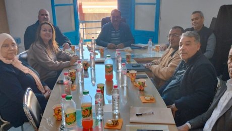 المكتب التنفيذي الجديد للجامعة العامة للتخطيط و المالية يرسم استراتيجية عمله للعهدة القادمة