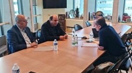 في إطار المزيد من تعصير العمل الإداري داخل المنظمة : لقاء بين وفدي الاتحاد والكنفدرالية النقابية الفرنسية لدعم التعاون المشترك في تثمين العمل الإداري