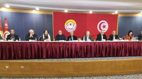 المكتب التنفيذي الموسع يواصل اشغاله و تمسك بمبادئ الاتحاد و الدفاع عن الحق النقابي