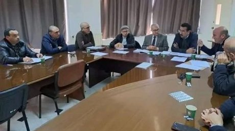 جلسة في الديوان الوطني للتطهير بسوسة