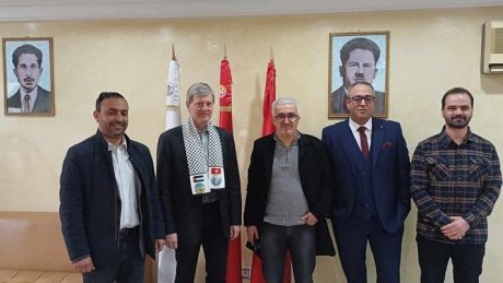 الجامعة العامة للنفط والمواد الكمياوية تلتقي وفد عن الاتحاد الدولي للصناعات