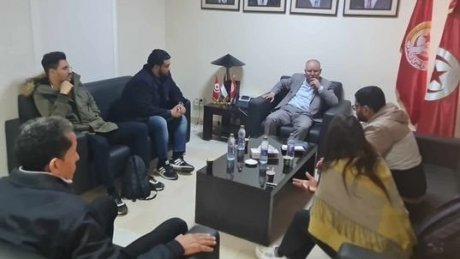 الأمين العام يستقبل وفدا عن الاتحاد العام لطلبة تونس وتأكيد على دعم العلاقات التاريخية بين المنظمتين