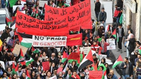 مظاهرات عبر العالم نصرة لفلسطين