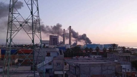 35 مصابا في حريق بالمنطقة البترولية برادس