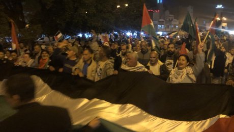 قفصة : المئات في الشوارع نصرة للشعب الفلسطيني
