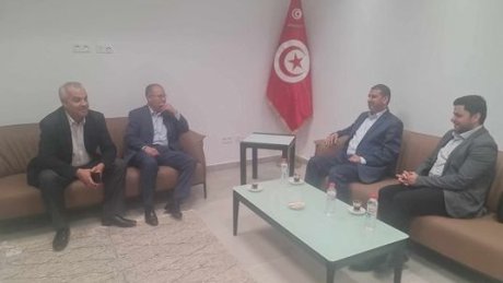 الأخ الأمين العام يلتقي الفصائل الفلسطينية