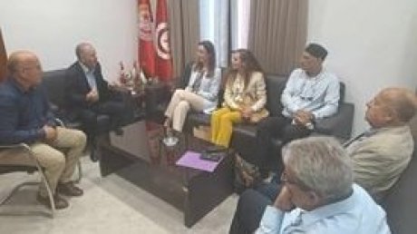 وفد نقابي نرويجي في ضيافة الاتحاد لدعم البرامج المشتركة