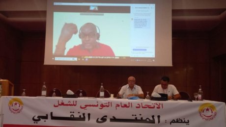 الأمين العام المساعد للاتحاد الدولي للنقابات في حوار مع المنتدى النقابي : لا يمكن الحديث عن ديمقراطية دون نقابات