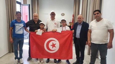 الأمين العام يكرم تلميذين ترشحا إلى البطولة العالمية لألعاب الرياضيات والمنطق