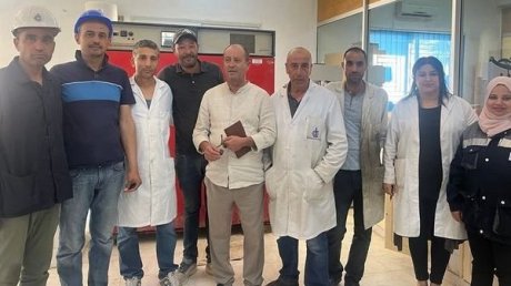 جلسة عمل بمقر شركة اسمنت ام الكليل بالكاف