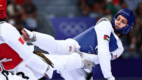 الأردنية راما تبلغ ربع نهائي وزن فوق 67 كلغ في منافسات التايكواندو