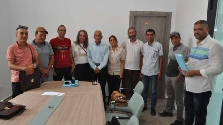 توزيع المسؤوليات في المكتب التنفيذي الجديد للجامعة العامة لأعوان العدلية والأخ هيثم المحجوبي كاتبا عاما