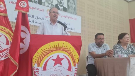 الأمين العام من الكاف : الاتحاد سيبقى قلعة نضال يدافع عن الحريات و الديمقراطية