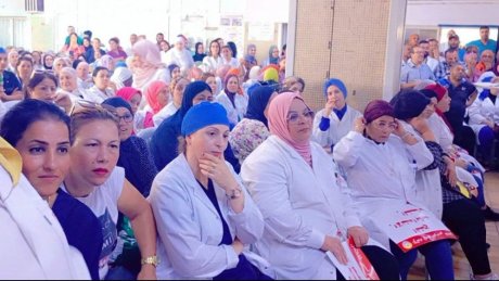 اجتماع عام حاشد بمستشفى الحبيب بورقيبة بصفاقس: تمسك بالمطالب المشروعة وجهوزية للنضال من أجلها