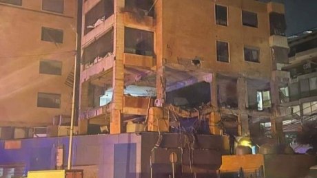 "قناة الميادين تعلن استهداف مكتب تابع لها في بيروت بغارة "إسرائيلية