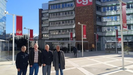 وفد نقابي من صفاقس يبحث مع نظيره الباريسي افق التعاون وتبادل الخبرات والزيارات