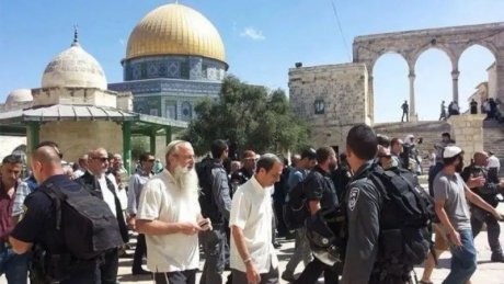 مستوطنون يقتحمون المسجد الأقصى المبارك