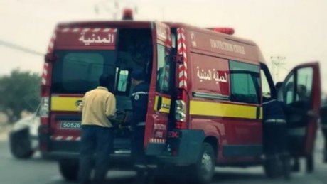 انزلاق حافلة مزدوجة قرب منتزه النحلي