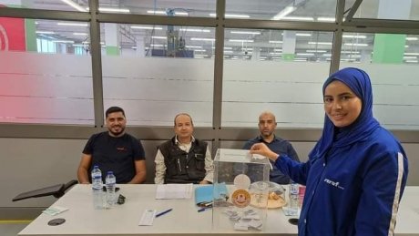 تشكيلة جديدة على رأس النقابة الاساسية لشركة سيراف بالنفيضة