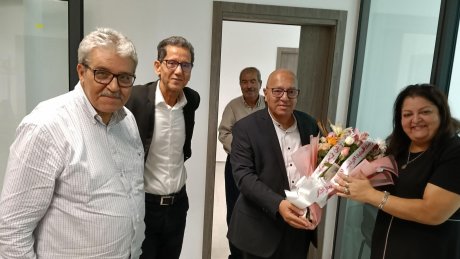 وفد من الاتحاد يهنئ رجاء الدهماني بانتخابها رئيسة للجمعية التونسية للنساء الديمقراطيات