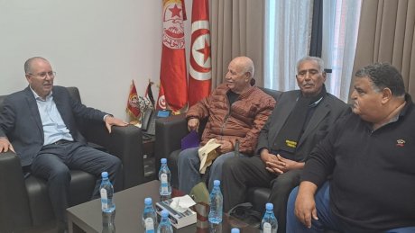 الأمين العام يستقبل جامعة المتقاعدين ويؤكد دعمه لاستحقاقاتهم