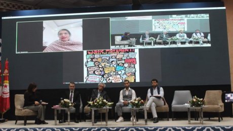 صور من أشغال فعاليات اليوم الثاني للندوة الوطنية لقسم العلاقات العربية و الدولية يوم 7 ديسمبر 2024