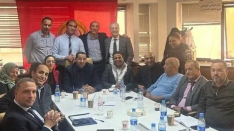 جلسة عمل بمقر المكتب النقابي لبنك الأمان للنظر في الوضع الاجتماعي داخل المؤسسة