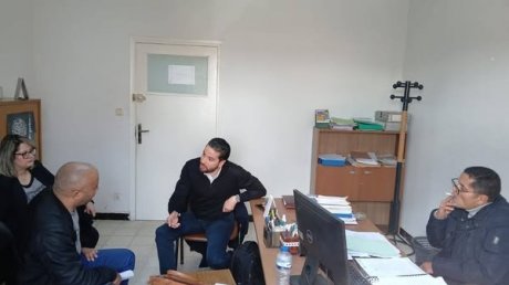 جلسة عمل حول مطالب أعوان شركة مصحة متيال فيل