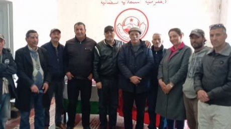 تشكيلة جديدة على رأس النقابة الأساسية لأعوان بلدية تالة