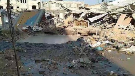 غارقة بمياه الصرف الصحي.. كارثة بيئية تهدد الحياة في غزة