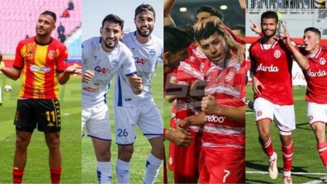 سباق البطولة التونسية يشتد : الترجي التونسي والاتحاد المنستيري و النادي الإفريقي والنجم الساحلي يتنافسون على اللقب