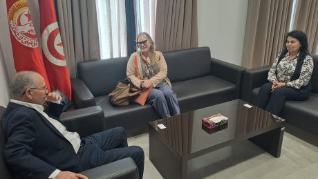في لقاء مع سفيرة النرويج بتونس والجزائر : تأكيد على تعزيز العمل حول الحوار الاجتماعي و دعم النرويج لبرامج العمل ثلاثي التركيبة