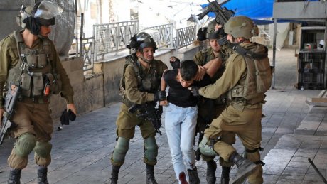 الاحتلال يعتقل 13 مواطنا فلسطينيا من الخليل