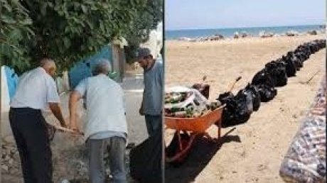 نظمتها بلدية جرجيس : حملة نظافة بشاطئ سنيا