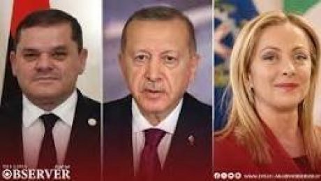 قمة ثلاثية في اسطنبول تضم اردوغان وميلوني والدبيبة