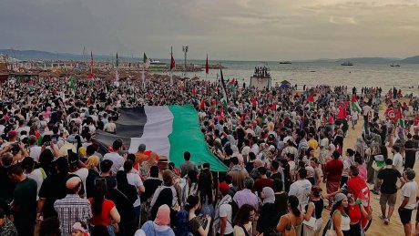 اسطول الصمود في تونس تحضيرا لعملية ابحار واسعة نحو غزة الاربعاء